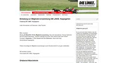Desktop Screenshot of dielinke-hoppegarten.de