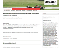 Tablet Screenshot of dielinke-hoppegarten.de